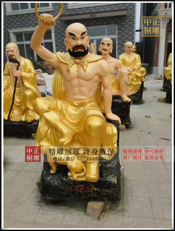 定做伏虎羅漢雕塑.jpg