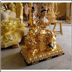 騎獅子文殊菩薩像 騎獅子文殊菩薩像