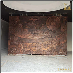 大堂浮雕壁畫(huà)