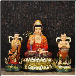 彩繪善財童子像 彩繪善財童子像