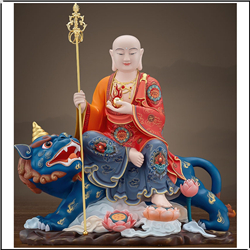 七步蓮地藏菩薩銅像 七步蓮地藏菩薩銅像