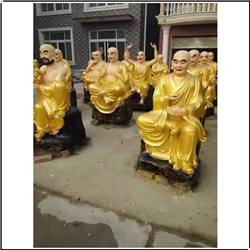 十八羅漢銅雕 十八羅漢銅雕