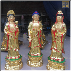 1米高西方三圣佛像 1米高西方三圣佛像