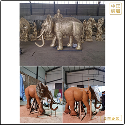 鑄銅關公 別墅門口銅大象鑄造