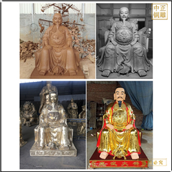 鑄銅關公 純銅真武大帝銅雕