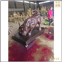 鑄銅關(guān)公 華爾街銅牛制作