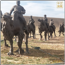 鑄銅關(guān)公 大草原駱駝銅雕塑