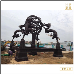 鑄銅關(guān)公 廠家批發(fā)銅貔貅擺件