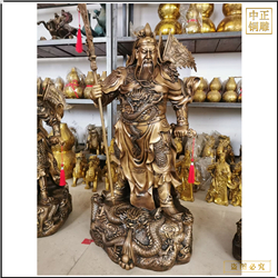 寺院銅關公制作 寺院銅關公制作