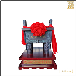 鑄銅關公 小型禮品鼎鑄造