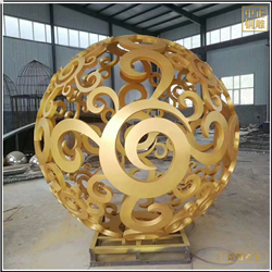 鑄銅關公 貼金廣場風水球雕塑加工廠