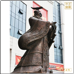 鑄銅關公 大型曹操敬酒銅雕塑