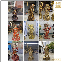 鑄銅關公 拿刀關公像鑄造