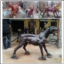 鑄銅關公 定制金錢豹價格