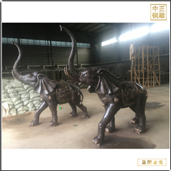 鑄銅關公 酒店別墅門口銅雕大象生產(chǎn)廠