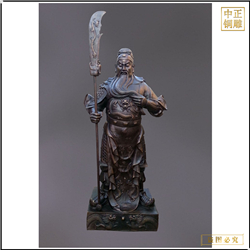 鑄銅關公 純銅銅關公廠家