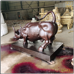 鑄銅關(guān)公 批發(fā)純銅華爾街牛