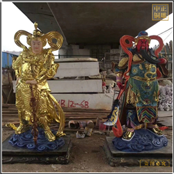 鑄銅關(guān)公 純銅韋陀佛像擺件