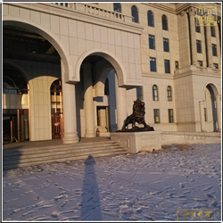 鑄銅關(guān)公 酒店大型銅獅子制作