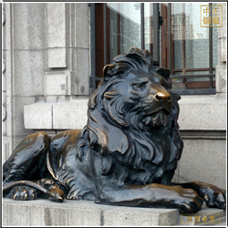 鑄銅關(guān)公 加工匯豐銅獅子銅雕