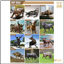 鑄銅關(guān)公 銅牛雕塑各種尺寸