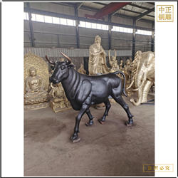 鑄銅關(guān)公 批發(fā)銅牛雕塑現(xiàn)貨