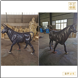 鑄銅關(guān)公 奮發(fā)銅牛批發(fā)零售