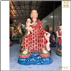 鑄銅關(guān)公 穿架裟地藏王銅佛像