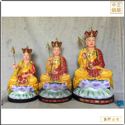 鑄銅關(guān)公 純銅地藏王佛像定制