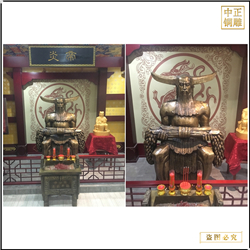 鑄銅關(guān)公 炎帝銅像鑄造