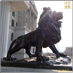 鑄銅關(guān)公 酒店銅獅子鑄造廠家