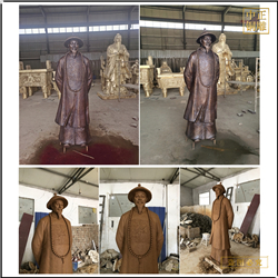 鑄銅關公 丁葆楨人物雕塑鑄造