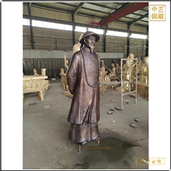 鑄銅關公 純銅丁葆楨雕塑