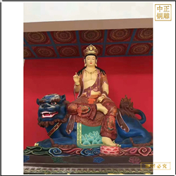 鑄銅關(guān)公 1.8米文殊普賢銅像價格