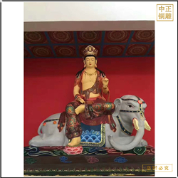 鑄銅關(guān)公 2米高文殊普賢菩薩佛像