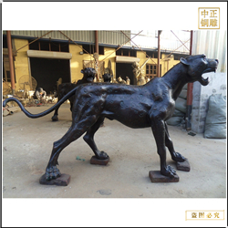 鑄銅關(guān)公 景觀金錢豹銅雕塑鑄造價格