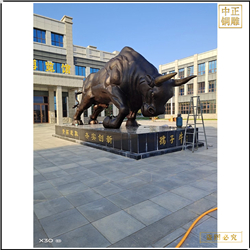 鑄銅關公 五米黃銅孺子牛雕塑