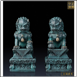 鑄銅關公 青銅故宮獅子制作