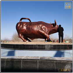 鑄銅關公 廣場華爾街銅牛生產廠家