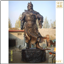 落地站像關二爺銅像 落地站像關二爺銅像