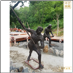 鑄銅關公 馬壩人雕塑廠家