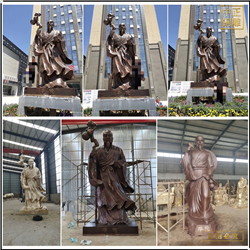 鑄銅關公 古代神醫華佗人物雕塑