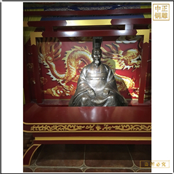 鑄銅關公 室外古代人物銅雕