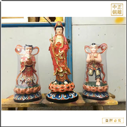 鑄銅關公 大型鑄銅觀音菩薩銅雕塑