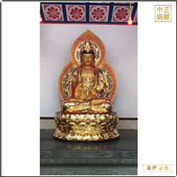 鑄銅關公 定制觀音菩薩銅像