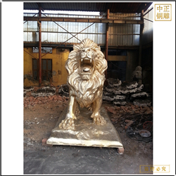 鑄銅關公 銀行門口銅獅子加工廠