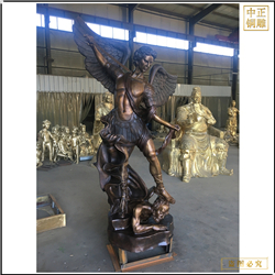 鑄銅關公 歐式西方人物雕塑