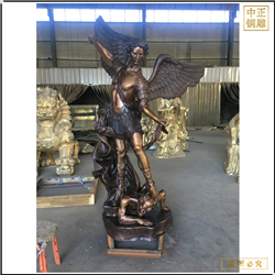 鑄銅關公 西方小孩人物雕塑