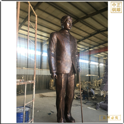 鑄銅關公 純銅熊希齡人物銅雕塑鑄造