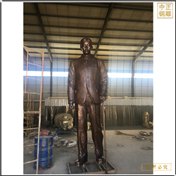 鑄銅關公 室外大型熊希齡雕塑鑄造